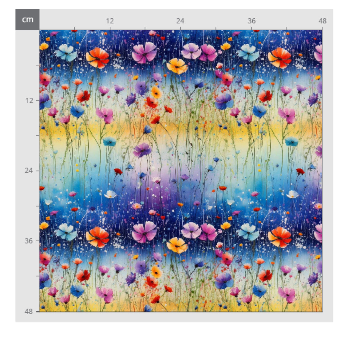 Farbverlauf Blumen Dauervorbestellung